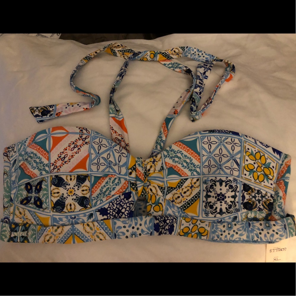 Anthropologie NWT Bikini Top XL
